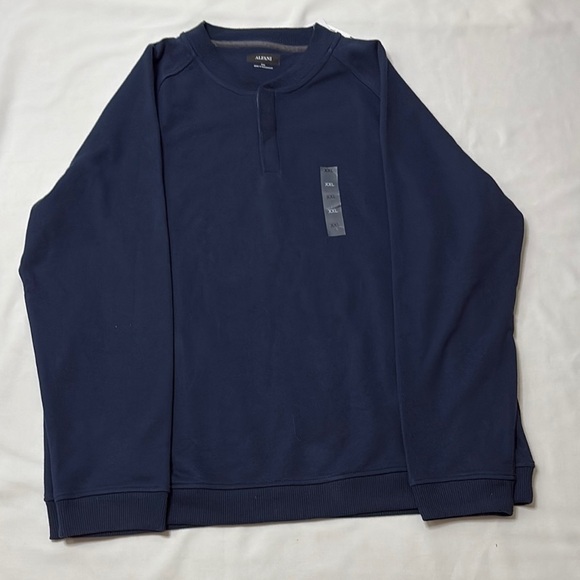 Alfani Men's Crewneck Sweater - Navy XXL NWT - Picture 10 of 11